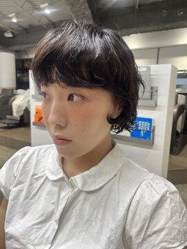 ナヌーク シブヤ(nanuk shibuya) ショートボブ/ パーマ/ボブ/ドライパーマ/レイヤーパーマ/