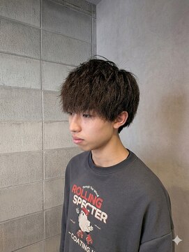 ワンワンオー バーバーショップ コンチネンタル(@110 BARBER SHOP continental) ツイスパ・マッシュ