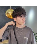 クー(KUU)&nbsp;メンズショート×ニュアンスパーマ