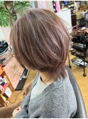 白髪ぼかしハイライト