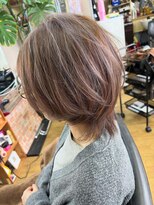 ショコラ&nbsp;白髪ぼかしハイライト