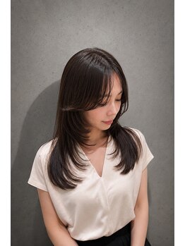 アッシュ 武蔵小金井店(Ash)の写真/ダメージを改善できる厳選されたトリートメントだけを使用!みずみずしさが戻りスタイルの持ちも格段にUP!
