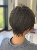 ラウンドショート×レイヤー/かわいい◎20代30代40代50代