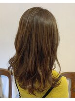 コッチ(kocchi.)&nbsp;大人ナチュラル☆小顔ゆるふわレイヤーオリーブベージュ