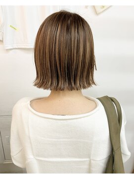 キューズ クラブ(cuz KLUB) 【cuzKLUB】ボブ×カッパーブラウン