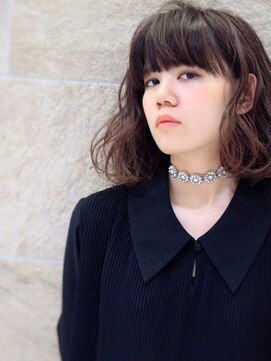 エムスラッシュ たまプラーザ(M.SLASH) セミウェットウェーブ/濡れ髪/前下がり/大人ボブ/たまプラーザz1