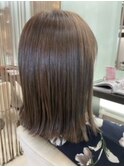 切りっぱなしボブ