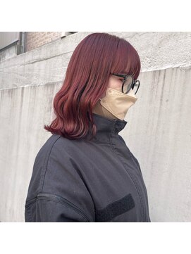 ラミ(L'ami) レトロなレッドカラー