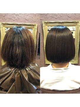 クロノス(CRONOS) 縮毛矯正ビフォーアフター