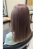 大人可愛いハイトーンロブ
