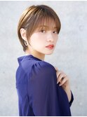 前髪ありショートボブ20代30代40代【AIN.表参道】川原大地
