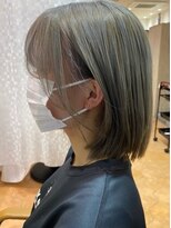 アズールサン 草加西口店(azule-sun)&nbsp;イメチェン,モードヘア,ダークアッシュ,美肌カラー,韓国ツヤツヤ