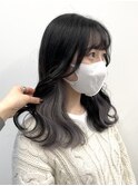 結んで隠せるイヤリングカラー!