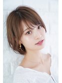 大人エアリーショート×アッシュブラウン