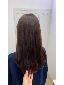 アッシュ 下北沢店(Ash) オレンジ消しナチュラル透明感ブラウン