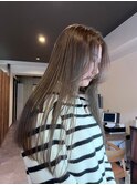ブリーチ無しオリーブベージュ