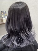 【グラデーション×アッシュグレー】