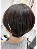 ふんわり丸みショート
