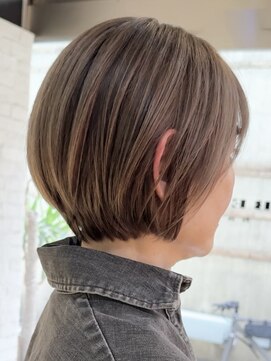 ソワネ 表参道(soigne) 表参道白髪ぼかしハイライトカラー白髪染めレイヤーカット40代