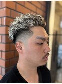 極道パーマ　メッシュ