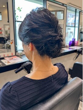 アパカバール 鳳店(Apa kabar) ふわふわシニヨンスタイル＊