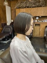 コモレビ(komorebi)&nbsp;【山本智文】オリーブベージュボブ