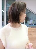 30代～50代に人気|大人可愛い切りっぱなしショートボブ