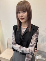 ウル(uLu.)&nbsp;韓国ヘア/レイヤースタイル/レイヤーカット/グレージュ/20代人気