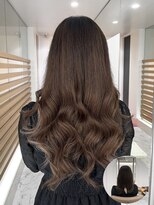 リゼル ユア 渋谷(RISEL YUA)&nbsp;うる艶エクステロング×赤み無しカラー