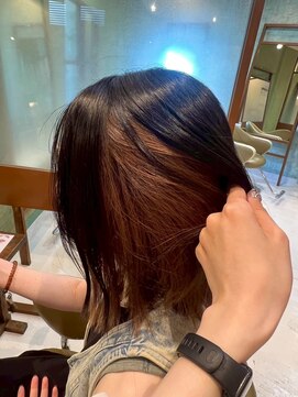 エプリ(epris) ブラック×カッパーブラウン