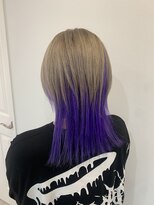 ルルバイアズール 草加店(LULU by azule)&nbsp;ツートンカラー,ホワイトベージュ,パープル【草加】