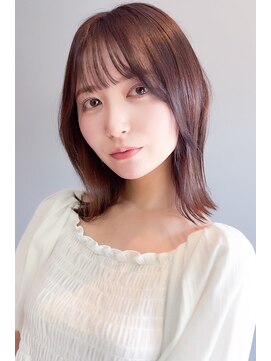 レム 長町店(L.E.M) ナチュラルブラウン × ミニレイヤーミディ