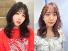顔タイプ診断＋前髪＆サイドバングで長さを変えずにイメチェン♪レイヤースタイルご予約殺到