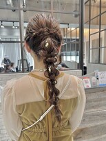 フェリア 渋谷(Feria)&nbsp;【Feria】 ポニーテールアレンジ 福田沙也加