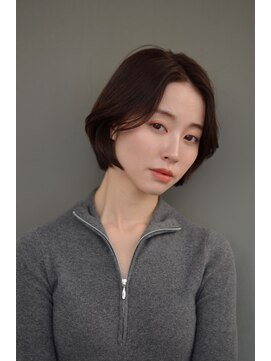 シーン(SCENE) [天神今泉/黒髪カタログ/クラゲヘアー/オリーブグレー]