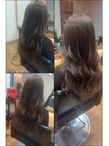 ヘアーデザイン リリー(HAIR DESIGN LiLy)&nbsp;ロングヘアー×アッシュベージュカラー♪