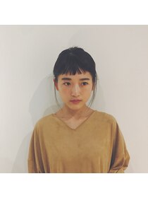 ヘアーラウンジ エゴ(Hair Lounge EGO) 着物も合う○ベビーバングでラフニュアンス