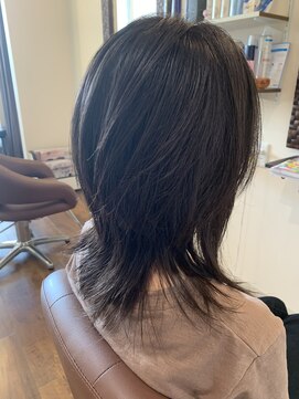 モアナ(MOANA) ロングウルフ×ストレート