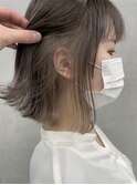 インナーカラー/ホワイトアッシュ/シルバーカラー/グレージュ