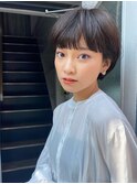 ワイドバング/大人ショート/マッシュショート