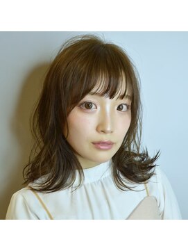 クロノス(CRONOS) シースルーぱっつん前髪/ミディアムレイヤー