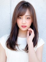 似合わせカットワンカールレイヤー くびれヘア アースカラー