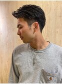 爽やかツーブロックビジネスショート76