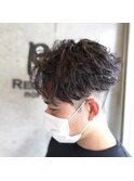ツーブロックパーマ×似合わせカット/20代30代40代50代