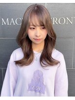 シレナバイアルティナ 辻堂店(sirena by artina)&nbsp;エギョモリ_くびれヘア_モカブラウン_ビターショコラ