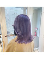 ガリカ シーム(Gallica/SEAM)&nbsp;【翁長孝輔】透け感ハイトーンラベンダー×艶髪ストレート<原宿>