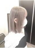 シルキーベージュボブ_斜めバングデザインカラー_S98