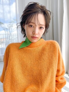 フィルムス 千葉(FILMS) ミルクティーベージュ/レイヤーボブ/韓国巻き/顔周りカット/千葉