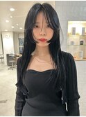 フェミニンサイドバング