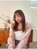 【La fith】ウォームベージュ×ストレートレイヤー